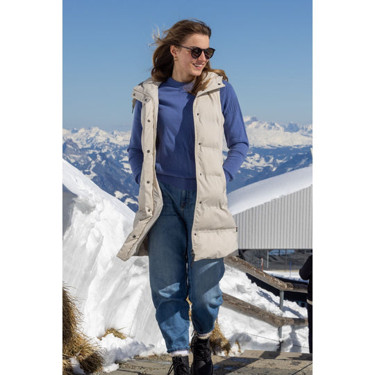 Petra Damen Thermo Gilet lang Weste Rukka 