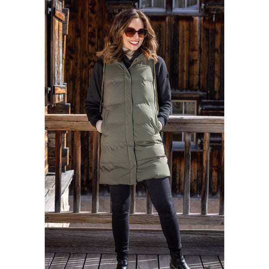 Petra Damen Thermo Gilet lang Weste Rukka 