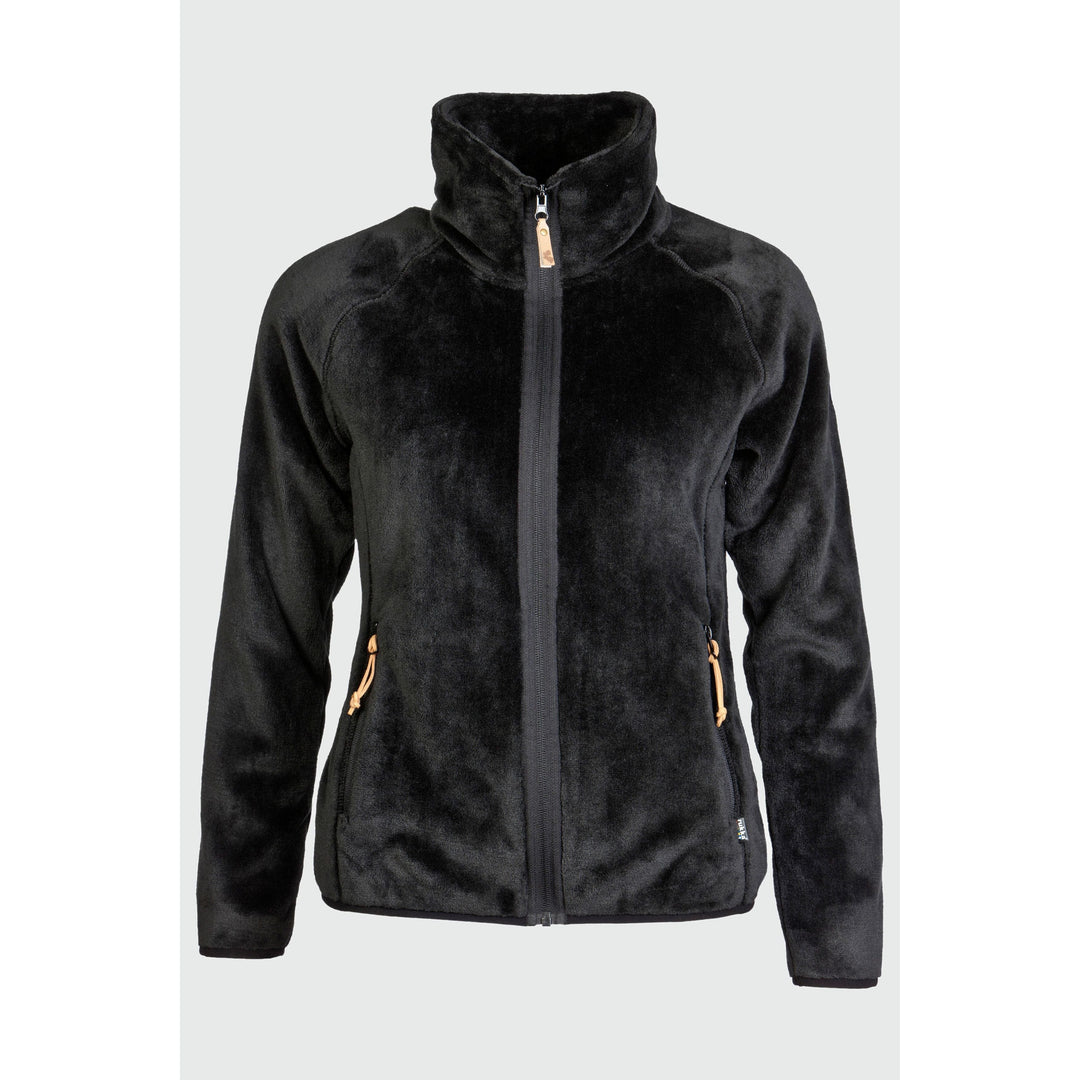Romy Damen Fleece Jacke rukka black 50 