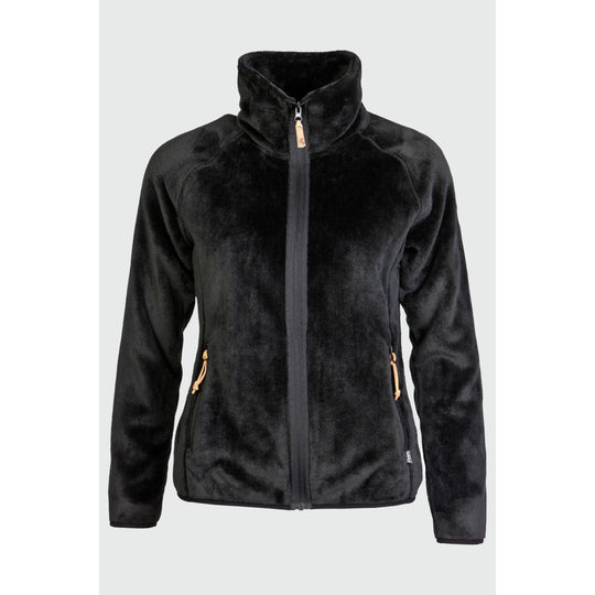 Romy Damen Fleece Jacke rukka black 50 