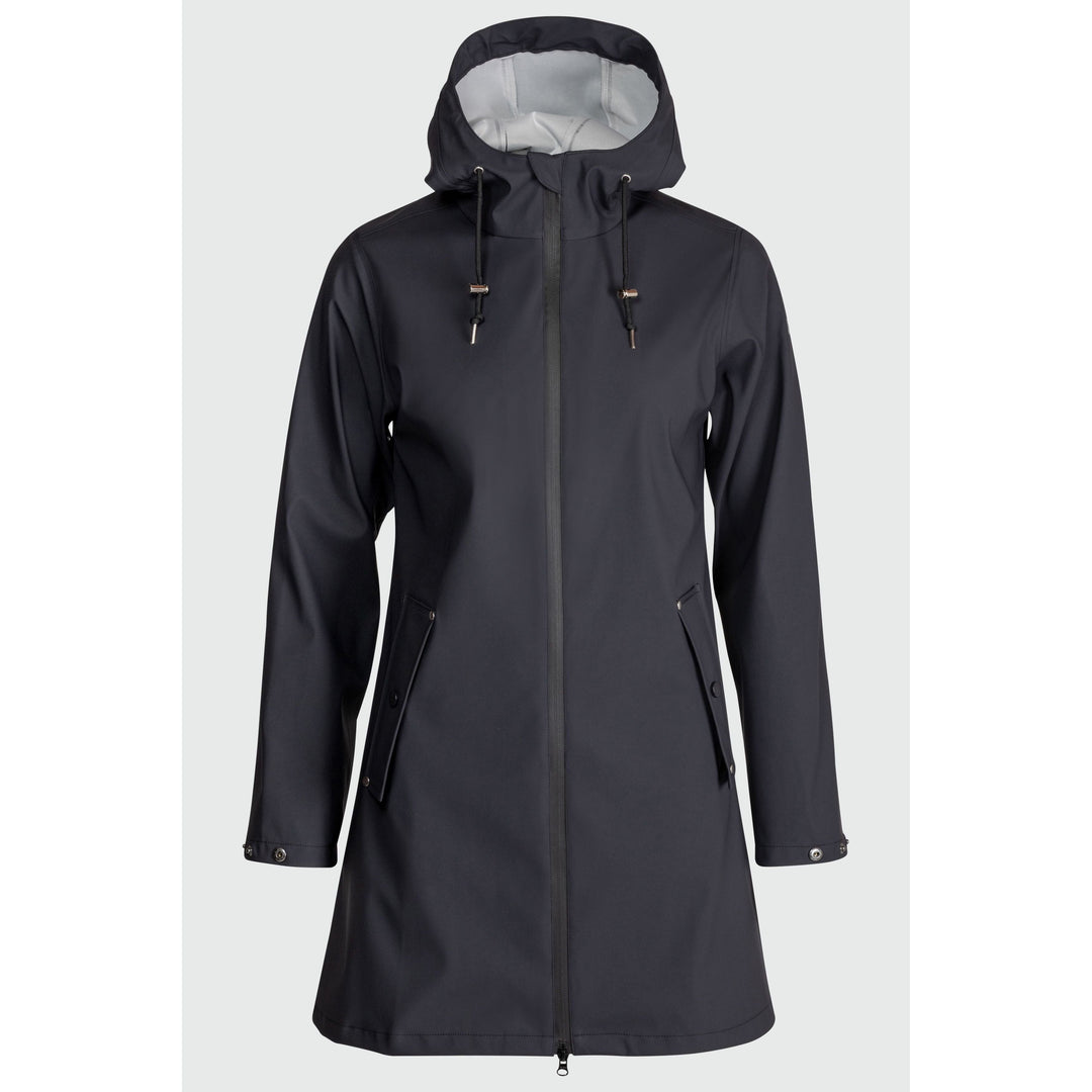 Saskia Damen Regenjacke Regenmantel rukka dark navy 34 