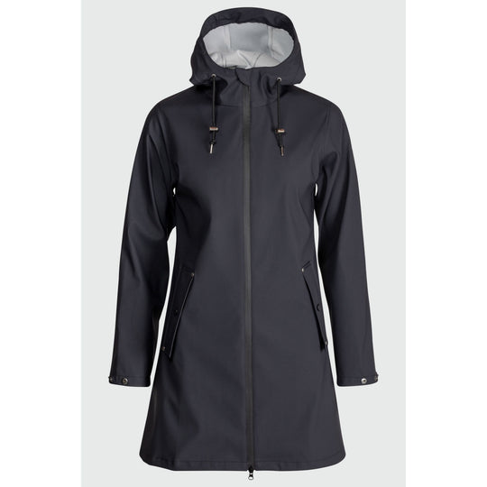 Saskia Damen Regenjacke Regenmantel rukka dark navy 34 