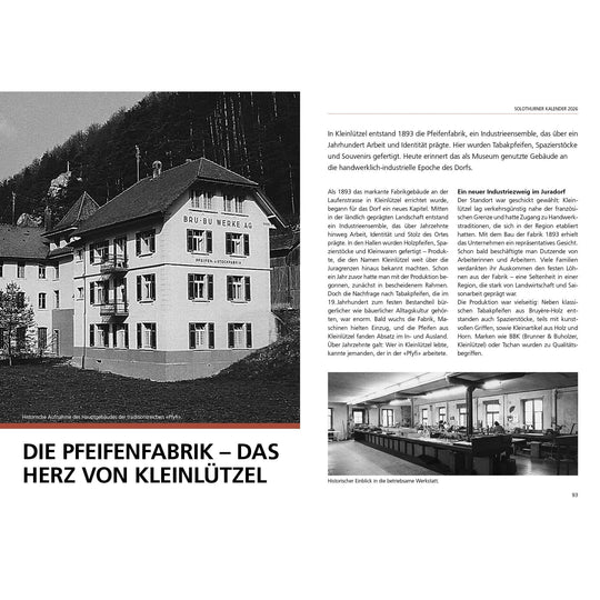 Solothurner Kalender – Agenda 2026 Agenda Rothus Medien AG 