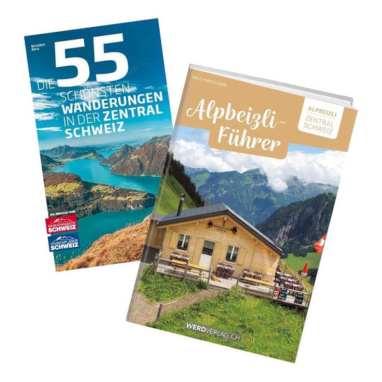Zentralschweiz: Das ultimative Wander- und Genuss-Bundle! Bücher Wandershop SCHWEIZ 