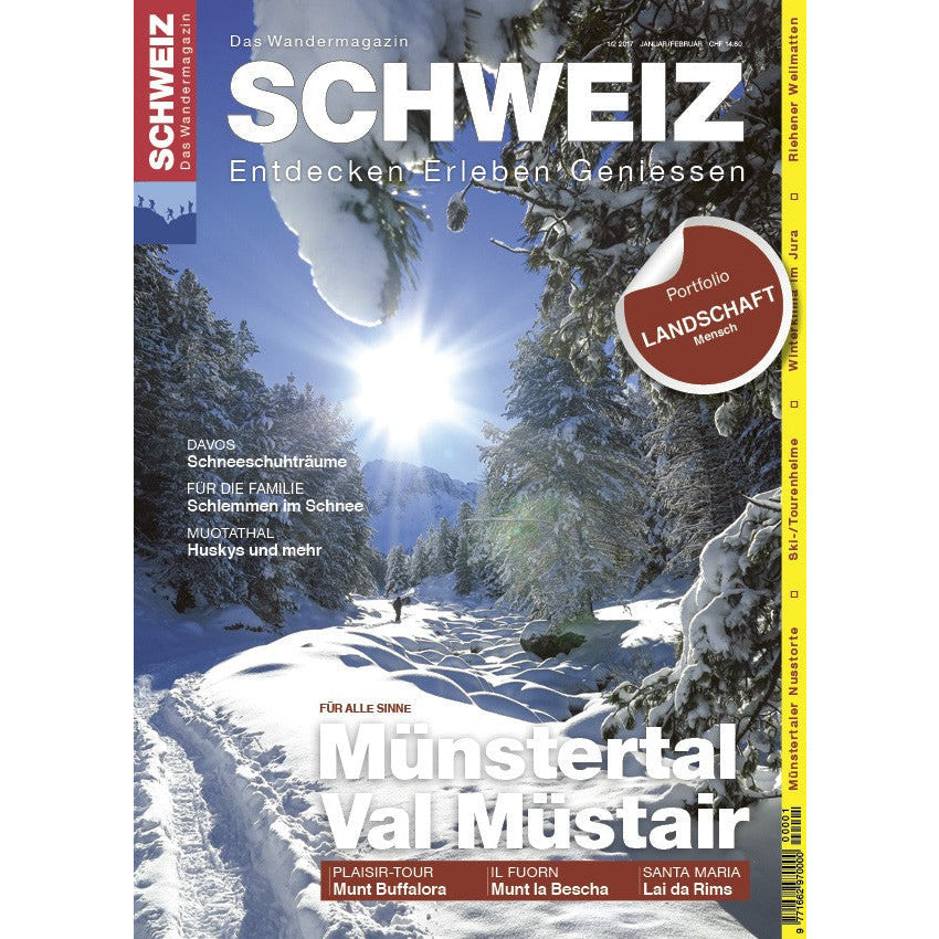 1-2/2017 Val Müstair Wandershop Schweiz 
