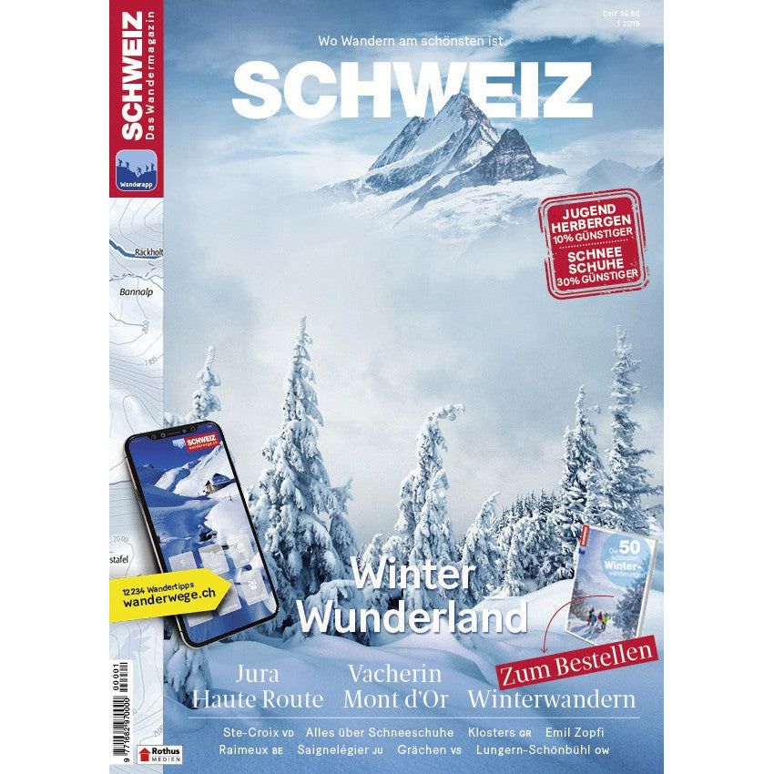 1/2019 Winter Wunderland Wandershop Schweiz 