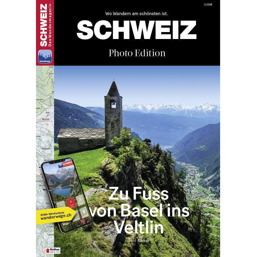 2/2019 Zu Fuss von Basel ins Veltlin Wandershop Schweiz 