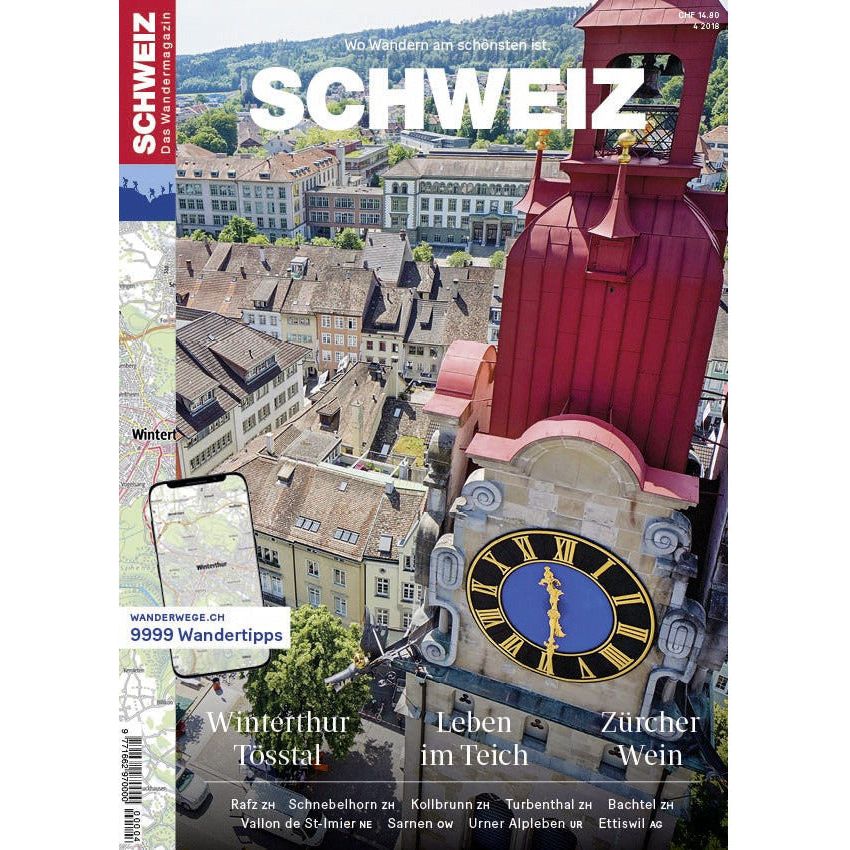4/2018 Winterthur – Tösstal Wandershop Schweiz 