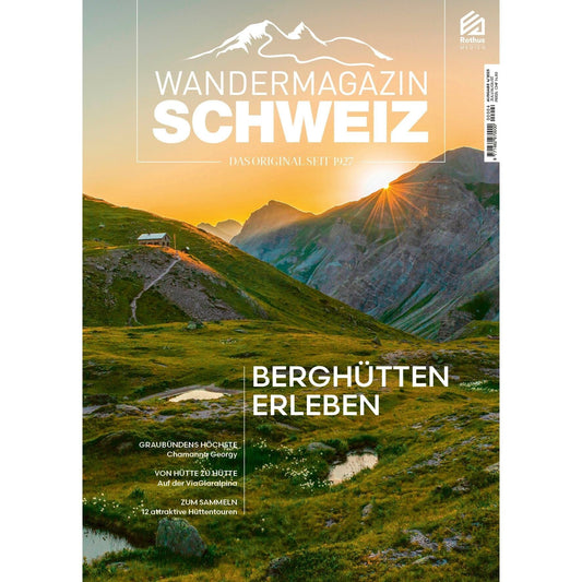 4/2023 Schweizer Berghütten erleben Bücher Wandershop Schweiz 