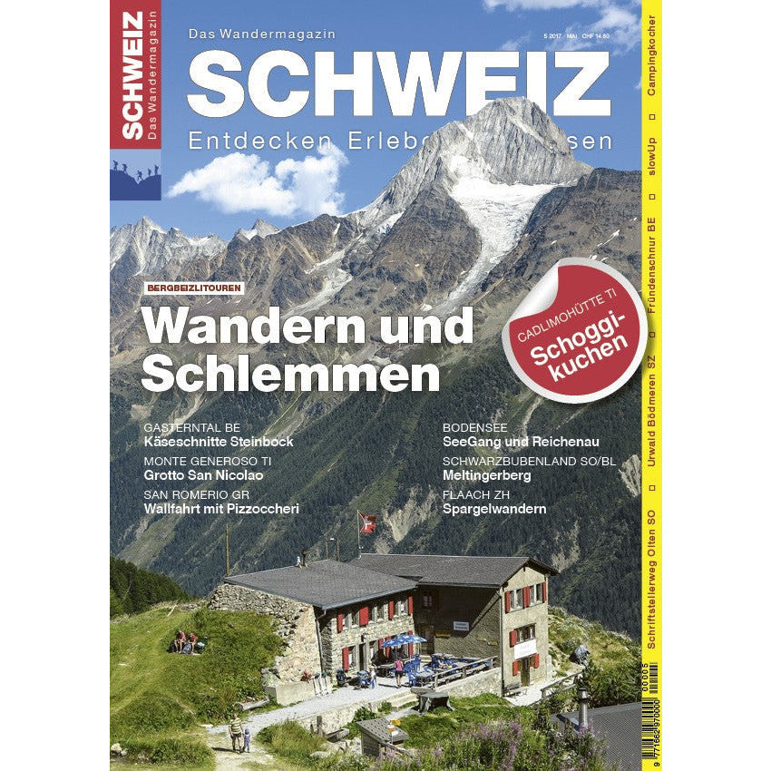 5/2017 Bergbeizlitouren Wandershop Schweiz 