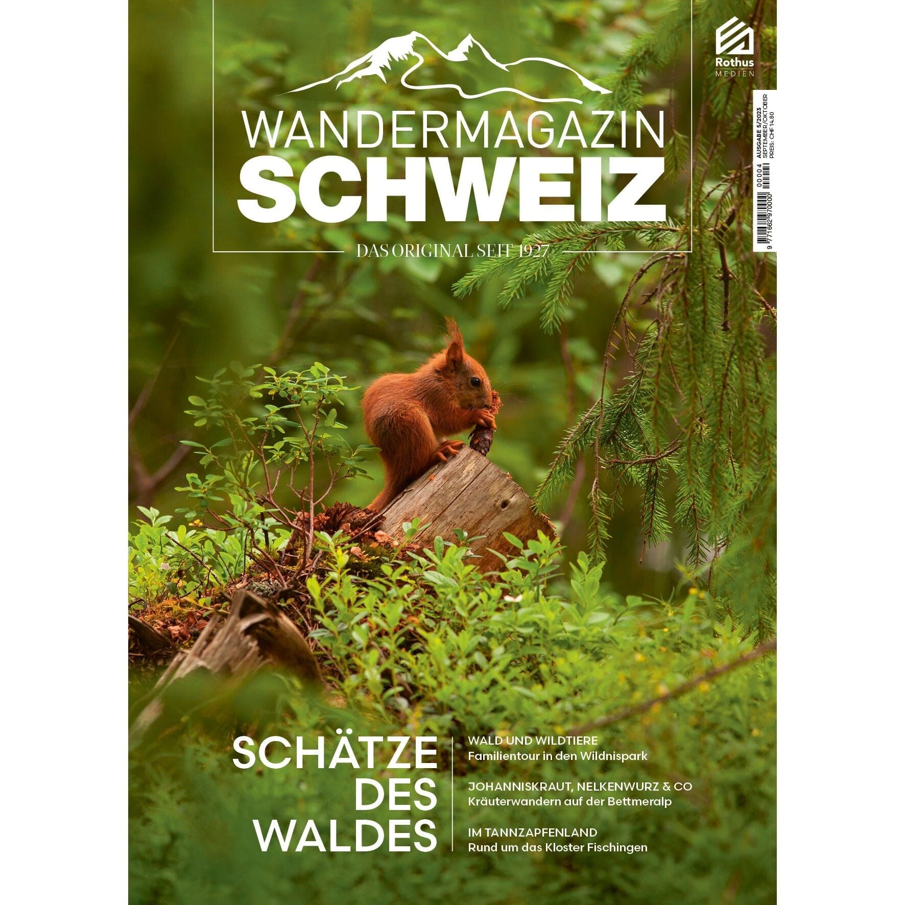 5/2023 Schätze des Waldes Bücher Wandershop Schweiz 