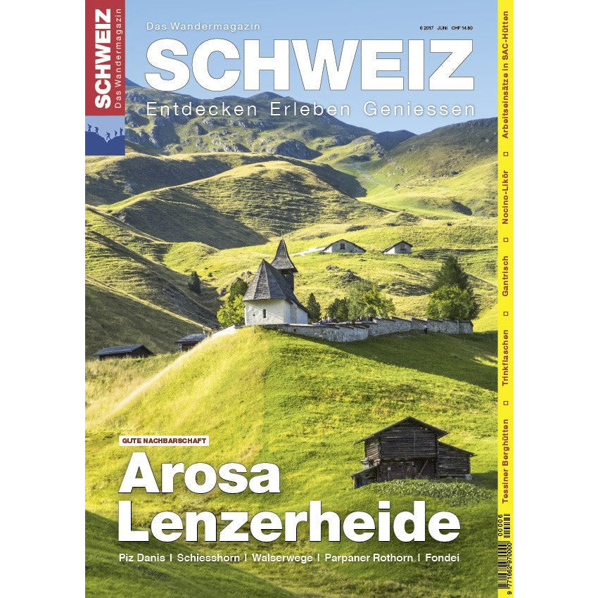 6/2017 Arosa–Lenzerheide Wandershop Schweiz 