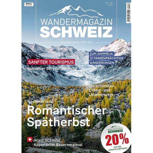 6/2022 Romantischer Spätherbst Bücher Wandershop Schweiz 