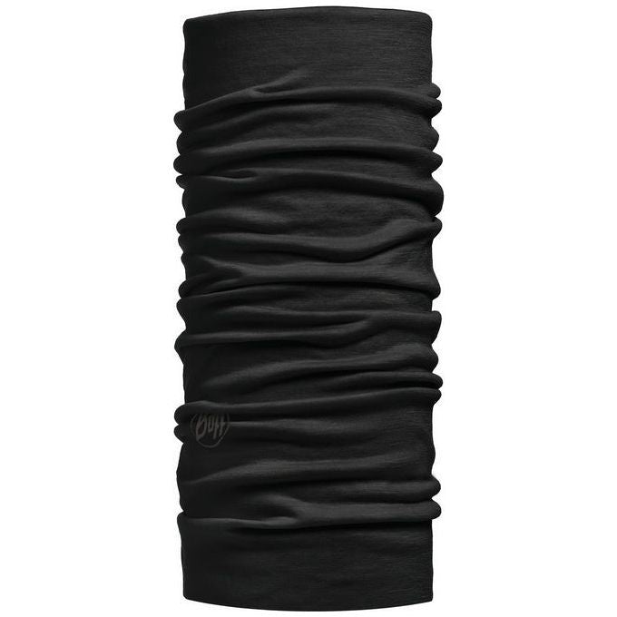 Buff Schlauchtuch Lw Merino Schals & Halstücher Buff Solid Black 