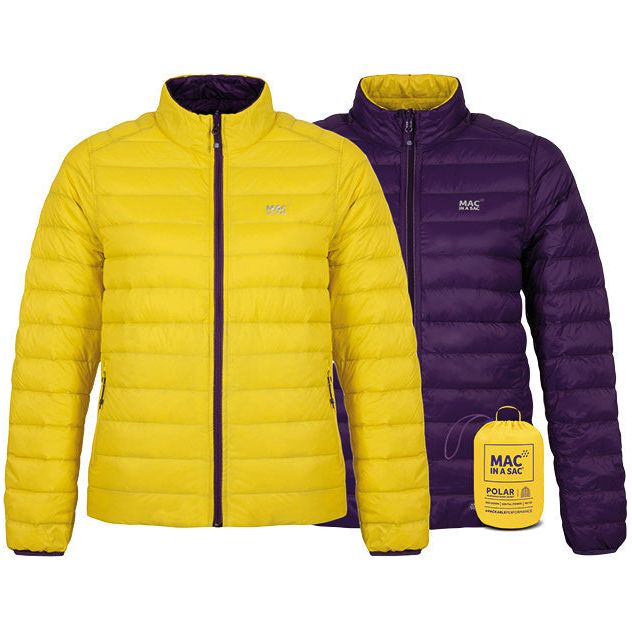 Daunenjacke Polar Damen Yellow/Grape Mac in Sac 