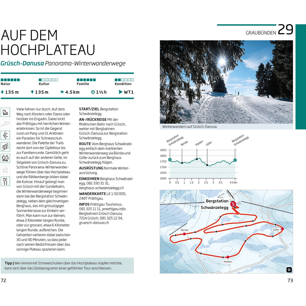 Die 101 schönsten Winterwanderungen der Schweiz Wandershop Schweiz 