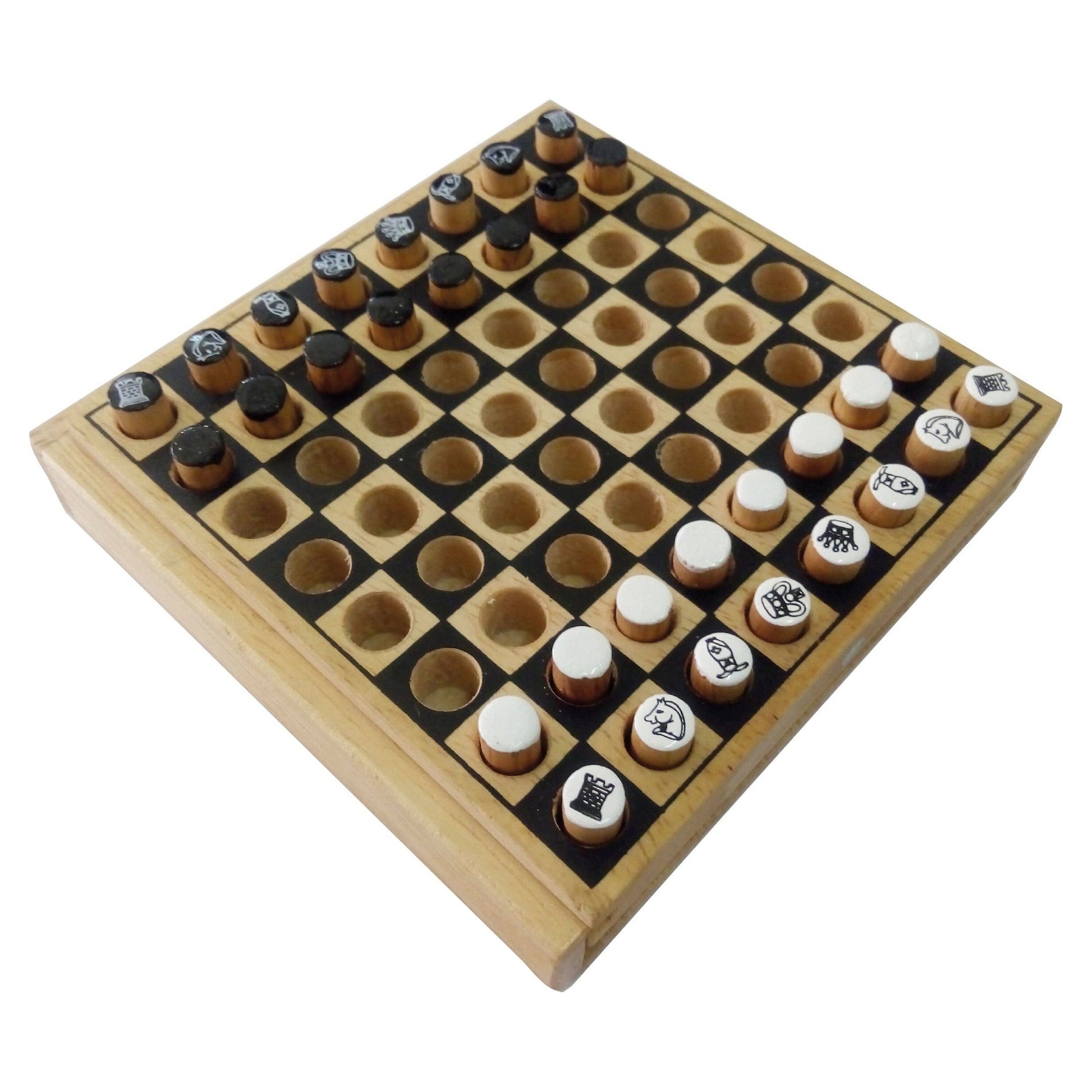Holzspiel Reiseschach Spiel und Spass AS Games 