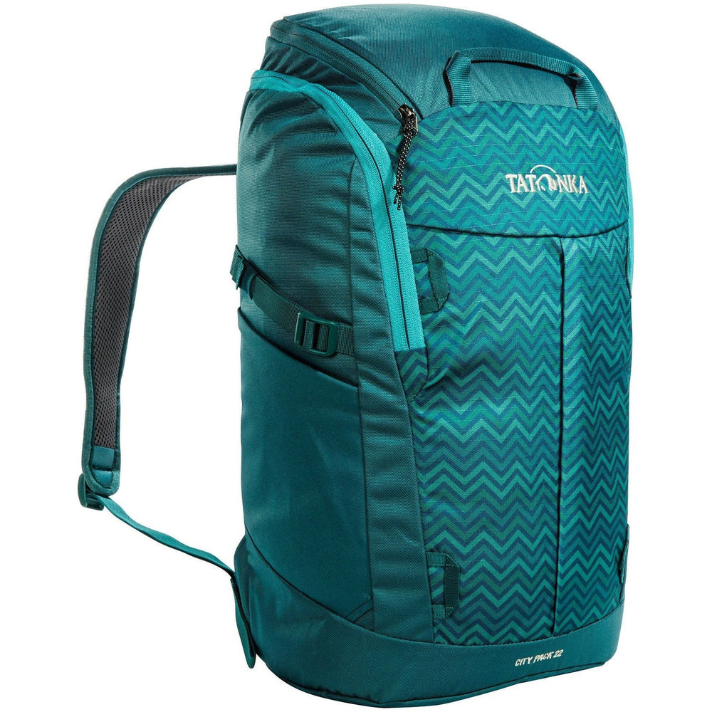 Tatonka City Pack 22 Rucksack Tatonka teal green zig zag 