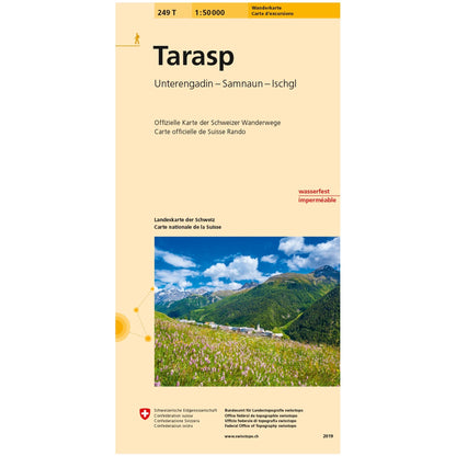 Wanderkarten Swiss Topo 1:50000 Wanderkarten Swisstopo 249T Tarasp 