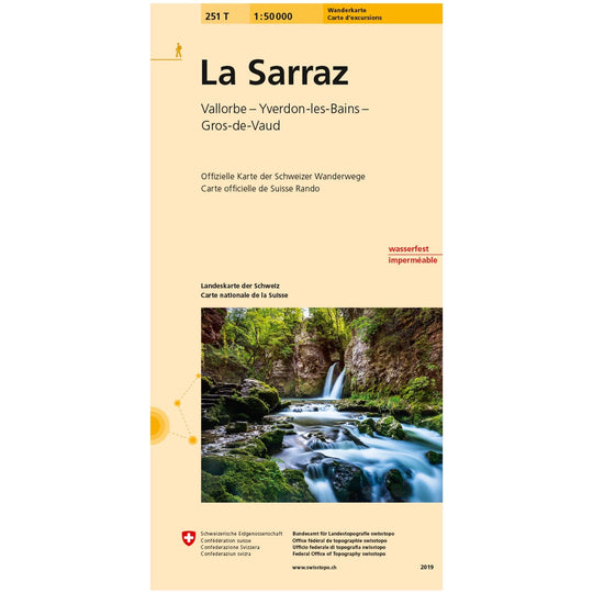 Wanderkarten Swiss Topo 1:50000 Wanderkarten Swisstopo 251T La Sarraz 