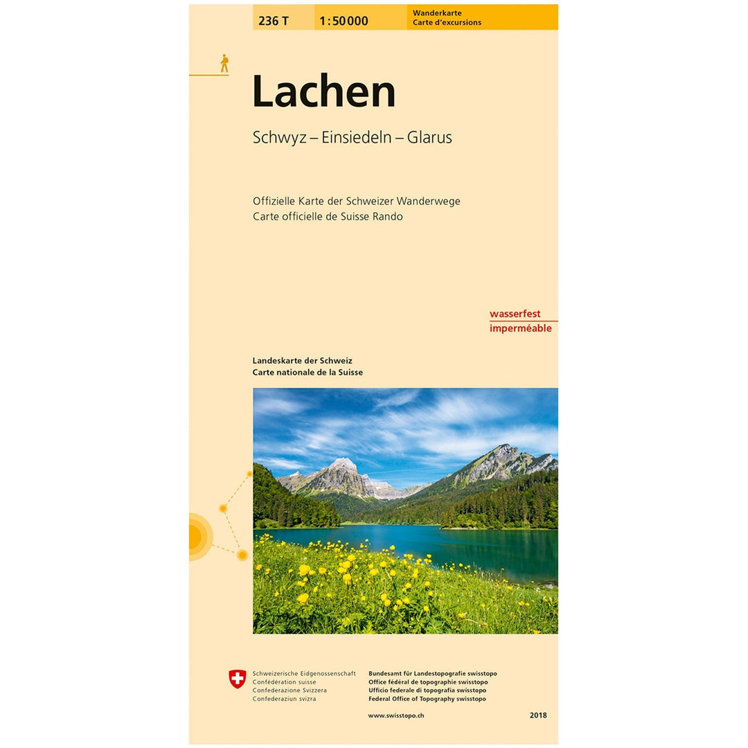 Wanderkarten Swiss Topo 1:50000 Wanderkarten Swisstopo 236T Lachen 