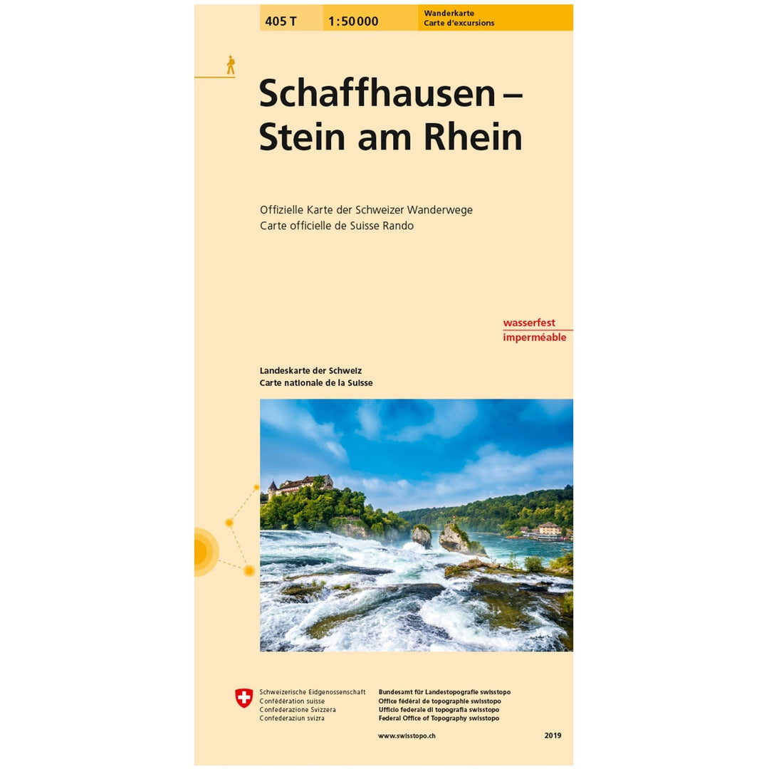 Wanderkarten Swiss Topo 1:50000 Wanderkarten Swisstopo 405T Schaffh./Stein a.R. 